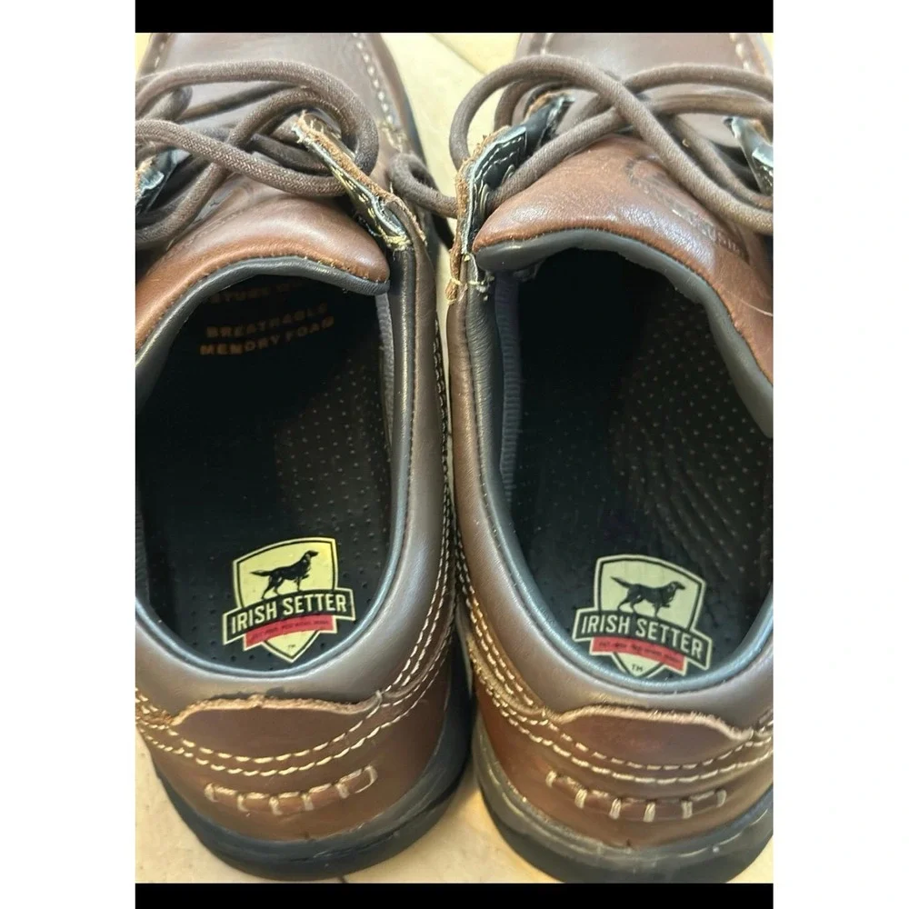 Irish Setter, Soft Paw,‎ Men's Waterproof Full Grain Leather Oxford Shoe Brown 8